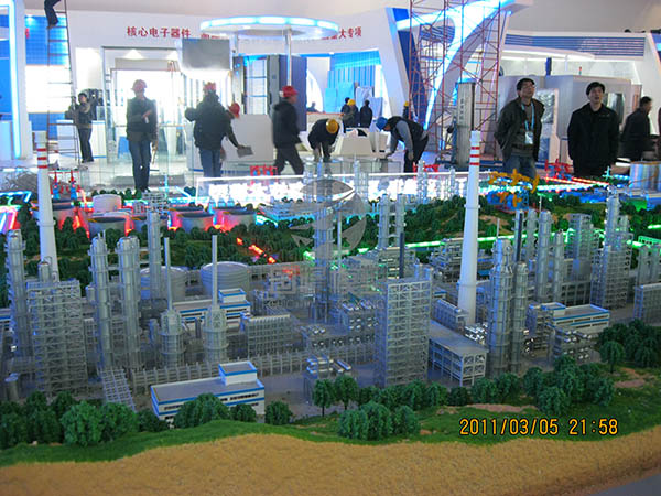 红安县工业模型