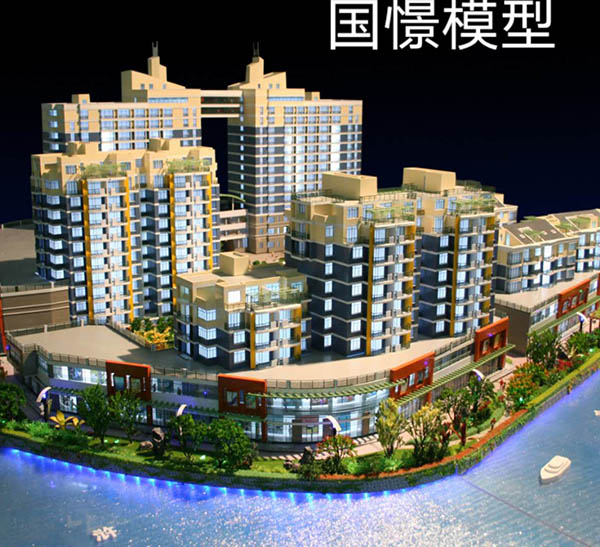 红安县建筑模型