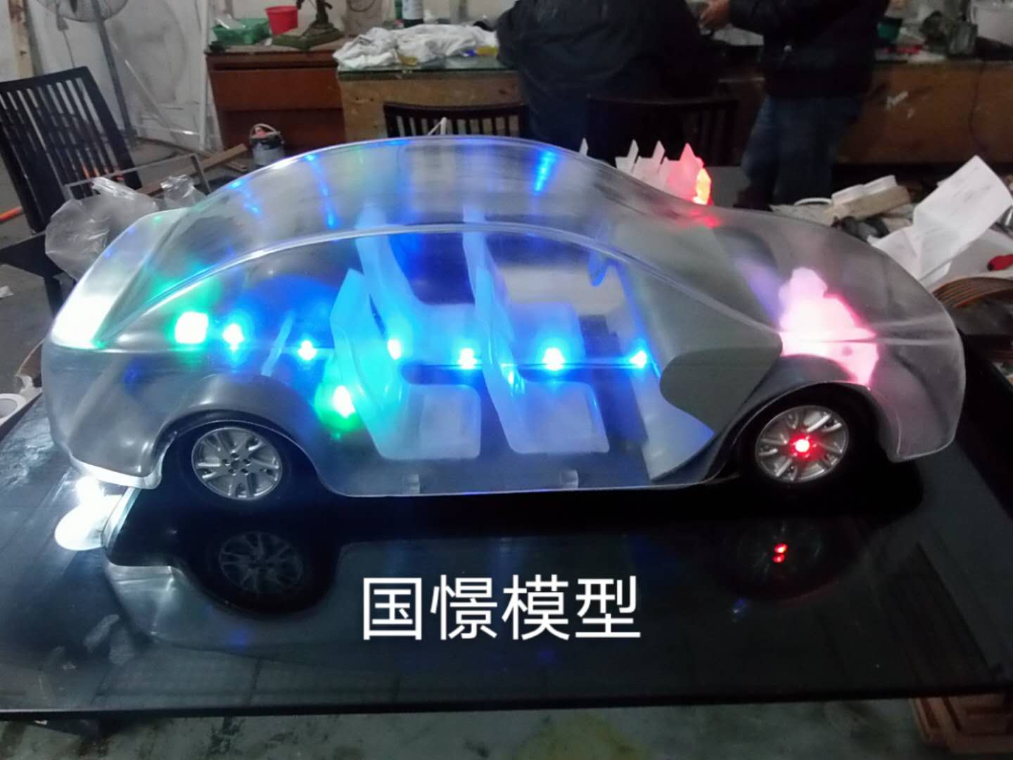红安县透明车模型